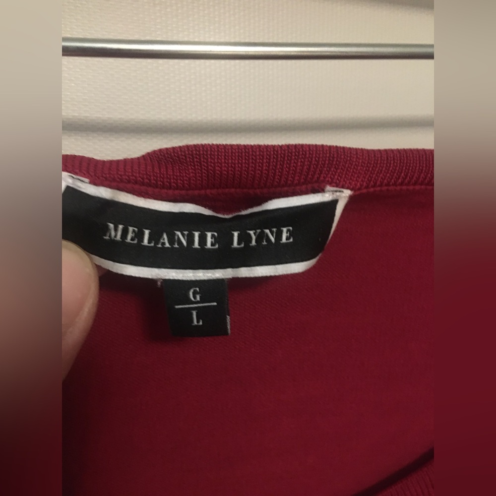 Red Tight Knit Sweater